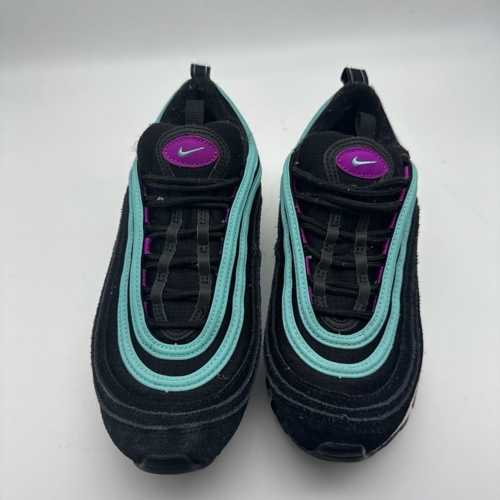Nike Air Max 97 Black Hyper Violet 921522-015 Youth 7Y